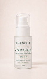 Raunelle Aqua Shield ultra-light SPF 60 sunscreen, 30 ml