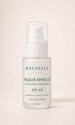 Raunelle Aqua Shield ultra-light SPF 60 sunscreen, 30 ml
