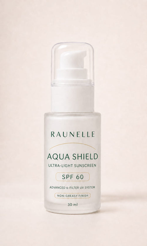 Raunelle Aqua Shield ultra-light SPF 60 sunscreen, 30 ml