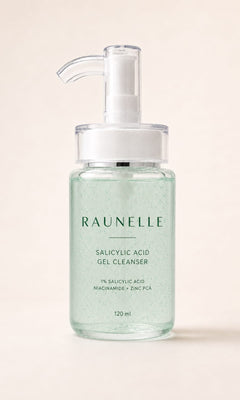 Raunelle 1% salicylic acid gel cleanser, 120 ml