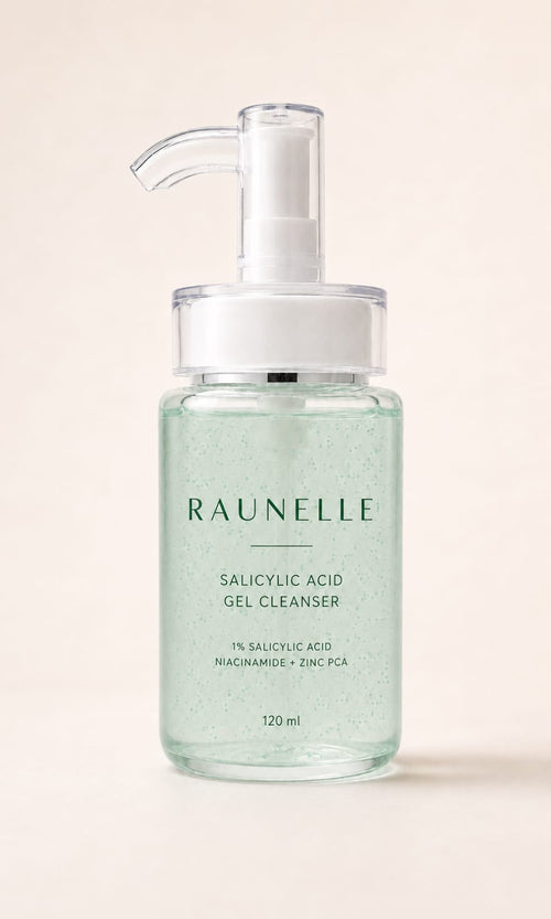 Raunelle 1% salicylic acid gel cleanser, 120 ml